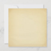 完全さの誕生日の招待に老化するヴィンテージのウィスキー 招待状 (裏面)