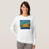 完全さオレンジLabelColton、カリフォルニア Tシャツ (正面フル)