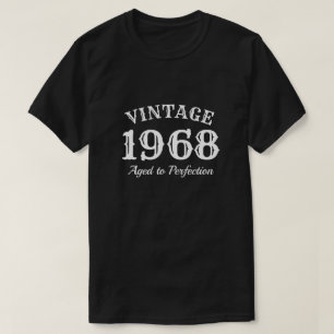 完全さ1968の人の第50誕生日のワイシャツに老化させる Tシャツ
