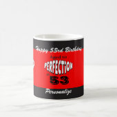 完全さ| DIYの年齢及び名前|の誕生日に老化させる コーヒーマグカップ (中央)