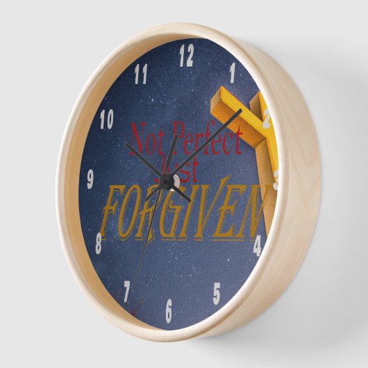 完全ではない許されたキリスト教のことわざ 壁時計 (傾斜)