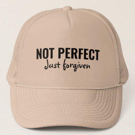 完全ではない許された、聖書の聖句、クリスチャン キャップ