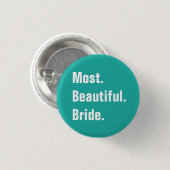 完全でカスタマイズ可能な結婚式ボタン 缶バッジ (正面&裏面)