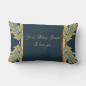 完全で及び悲しいハートメリー ランバークッション (裏面)