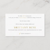 完全なイメージ 名刺 (裏面)