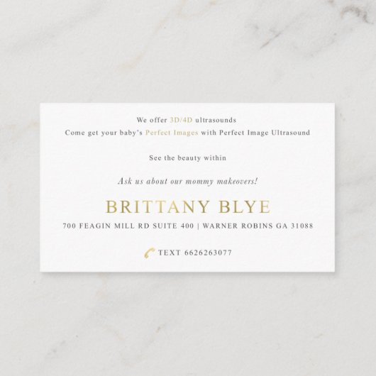 完全なイメージ 名刺 (裏面)