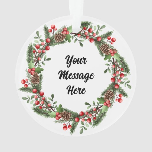 完全なカスタマイズベビーの初めてのクリスマス オーナメント (裏面)