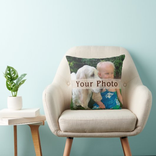 完全なカスタムによって印刷される装飾用クッションあなたの2つの写真 クッション (椅子)