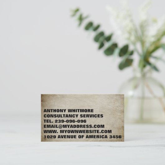 完全なカスタム寺院を選択する背景QRコードバス 名刺 (スタンド正面)