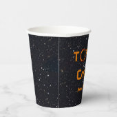 完全なカナダ2024年太陽のEclipse 紙コップ (右)