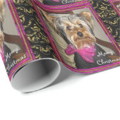 完全なギフトのヨークシャーテリアはカスタマイズ ラッピングペーパー (ロールコーナー)