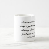 完全なコーヒーまたは茶マグの引用文! コーヒーマグカップ (中央)