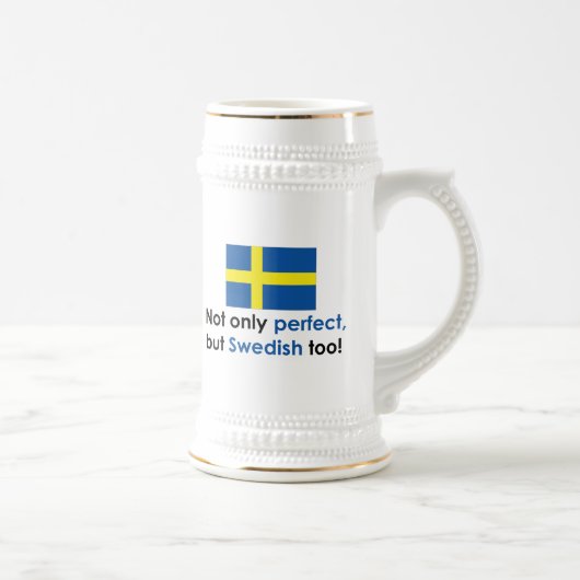 完全なスウェーデン人 ビールジョッキ (右)