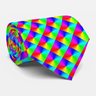 完全なスペクトルの虹 ネクタイ