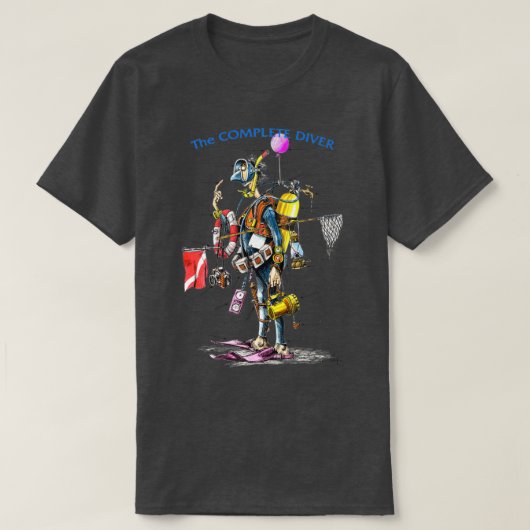 完全なダイバー Tシャツ (デザイン正面)