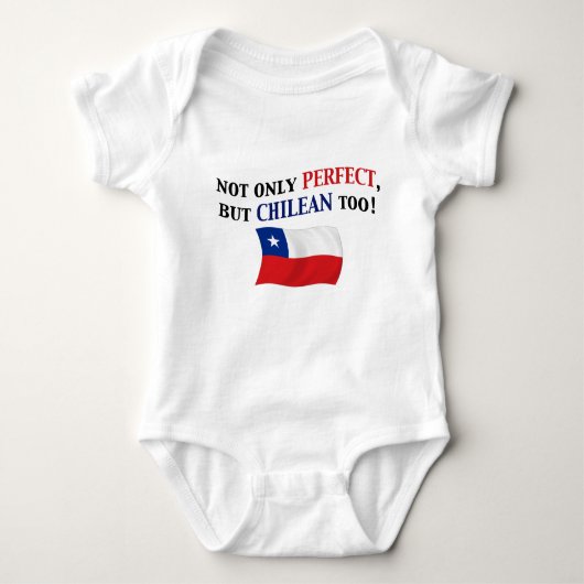 完全なチリ人 ベビーボディスーツ (正面)