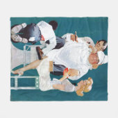 完全なトリートメント フリースブランケット (正面(横))