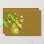 完全なナシ 招待状 (正面/裏面)