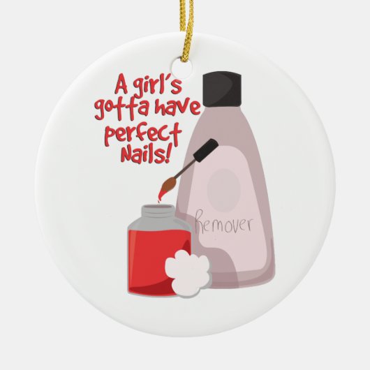 完全なネイル! セラミックオーナメント (正面)