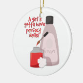 完全なネイル! セラミックオーナメント (左)