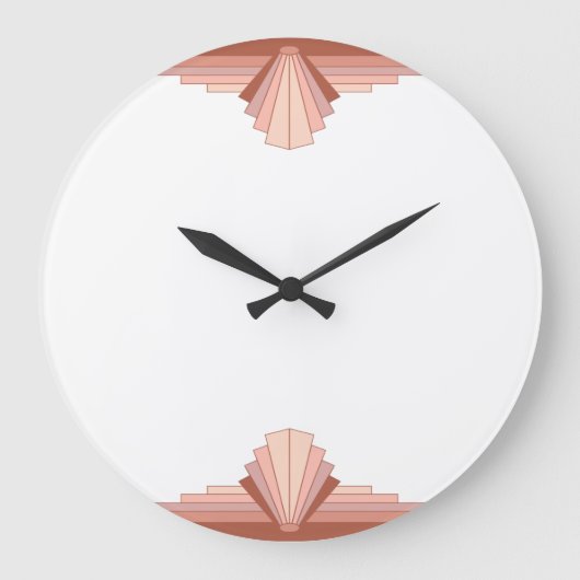 完全なバラ金ゴールド01 ラージ壁時計 (正面)