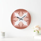 完全なバラ金ゴールド04 ラージ壁時計 (ホーム)