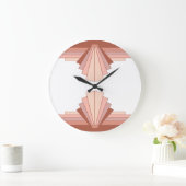 完全なバラ金ゴールド05 ラージ壁時計 (ホーム)