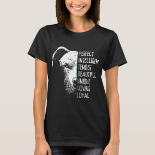 完全なピット・ブル犬のTシャツ Tシャツ