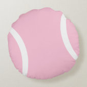 完全なピンクのテニス・ボールの~ ラウンドクッション (裏面)