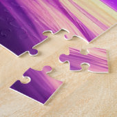 完全なファンタジー紫と紫のおもしろい銀河系 ジグソーパズル (側面)