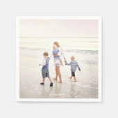 完全なフォトカスタムイメージアップロード スタンダードカクテルナプキン (正面)