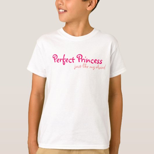 完全なプリンセスはちょうど私の叔母さんを好みます Tシャツ (正面)