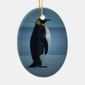 完全なペンギンのクリスマスのオーナメント セラミックオーナメント (裏面)