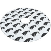 完全なペンギンの木のスカート ブラッシュドポリエステルツリースカート (アングル)