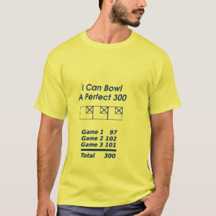 完全なボーリングスコア Tシャツ