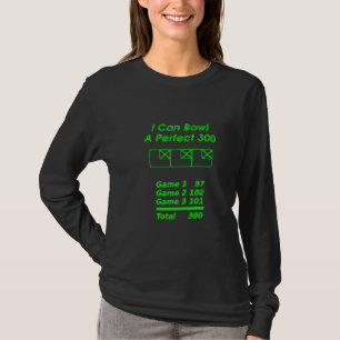 完全なボーリングスコア Tシャツ