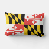 完全なメリーランドの旗の装飾用クッション ランバークッション (裏面)