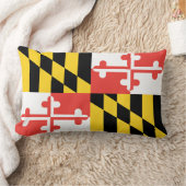 完全なメリーランドの旗の装飾用クッション ランバークッション (ブランケット)