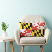 完全なメリーランドの旗の装飾用クッション ランバークッション (椅子)