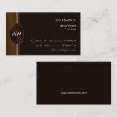 完全なモノグラム| 名刺 (正面/裏面)