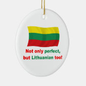 完全なリトアニア語 セラミックオーナメント (右)