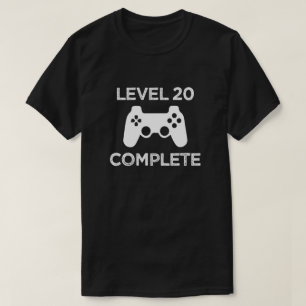 完全なレベル20おもしろいな第21誕生日メンズワイシャツ Tシャツ