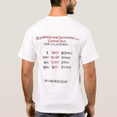 完全なワイシャツ Tシャツ (裏面)
