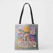 完全な世界トートであらゆる犬にaがあります トートバッグ (正面)