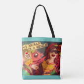 完全な世界トートであらゆる犬にaがあります トートバッグ (裏面)