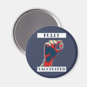 完全な予防接種 – 予防接種 マグネット (正面/裏面)