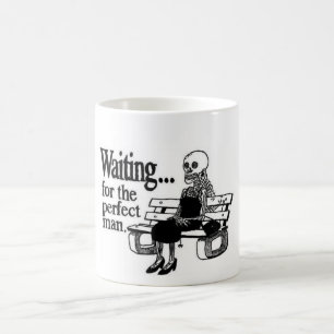 完全な人のマグを待っていること コーヒーマグカップ