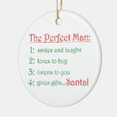 完全な人円のオーナメント セラミックオーナメント (左)