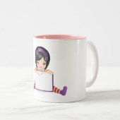 完全な人形の印 ツートーンマグカップ (正面右)