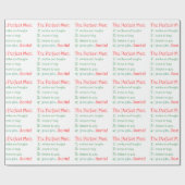 完全な人間包装紙 ラッピングペーパー (フラット)